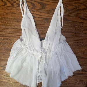 Brandy Melville Riley Tank White